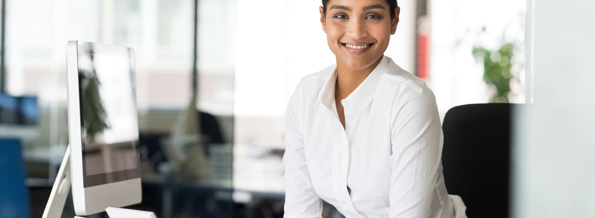 Smiling Admin Assistant